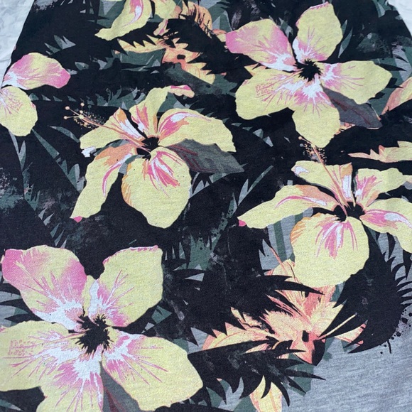 NWT! ASOS Hawaiian Floral Print Maxi Midi Pencil Skirt Size 8 Back Slit - Picture 6 of 9